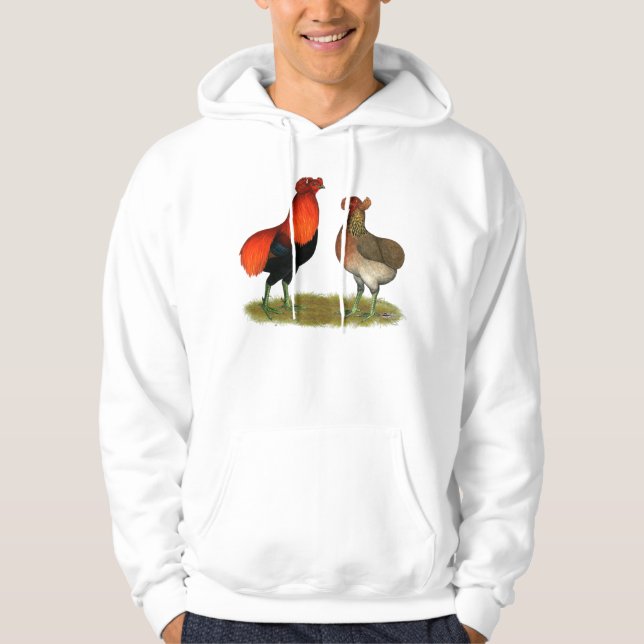Veste À Capuche Paires de rouge d'Araucana (Devant)