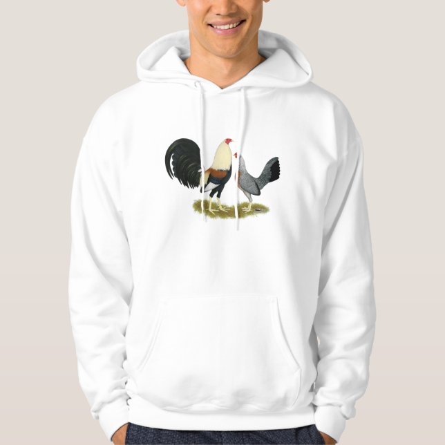 Veste À Capuche Paires grises de volaille de jeu (Devant)