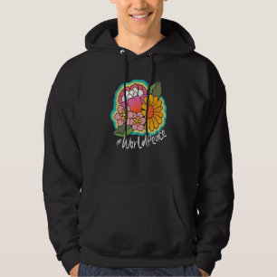 Veste À Capuche Paix 2022 Paix mondiale Unité internationale Amour