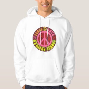 Veste À Capuche Paix, amour, école d'infirmières