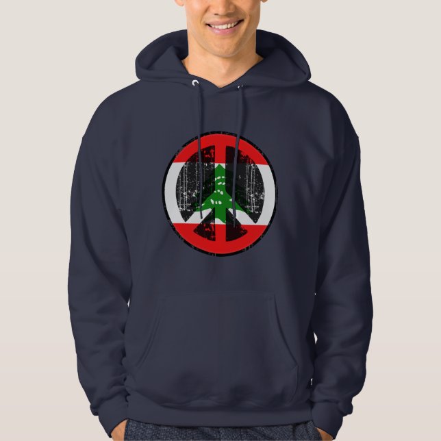 Veste À Capuche Paix au Liban (Devant)