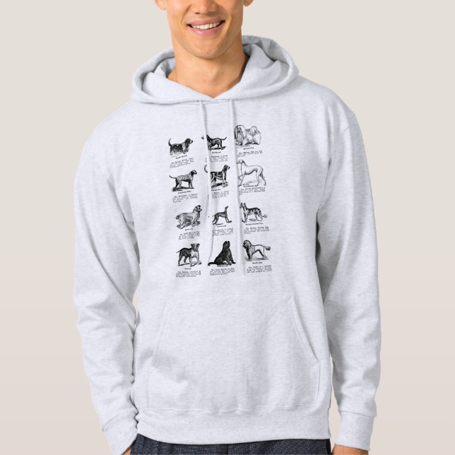 VESTE À CAPUCHE PAIX DE CHIENS CLASSIQUES (Devant)