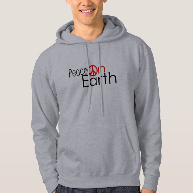 Veste À Capuche Paix sur Terre - T-shirt (Devant)