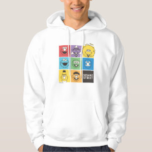Veste À Capuche Pal de rue Sésame   Blocs de couleurs