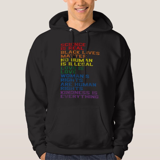 Veste À Capuche Pan Love Trans Coming Out Homo LGBTQ Supporter Que (Devant)