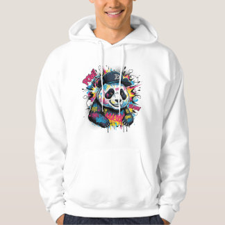 Veste À Capuche Panda Coloré