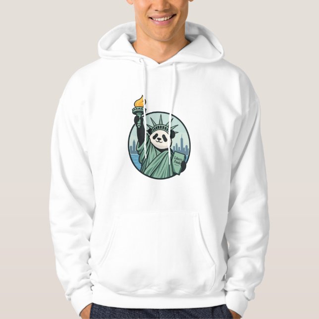 Veste À Capuche Panda de la Liberté (Devant)
