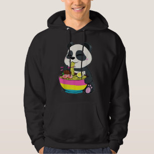 Veste À Capuche Panda Manger Ramen LGBT-Q Pansexual Pride Pan drap