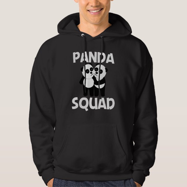 Veste À Capuche Panda Pour Hommes Femmes Chinoises Géant Pandas Fo (Devant)