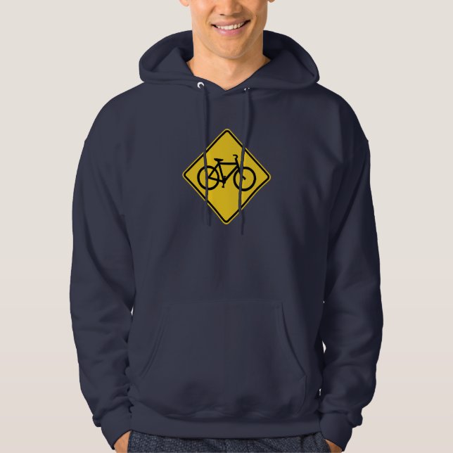 Veste À Capuche Panneau cycliste, cyclisme (Devant)