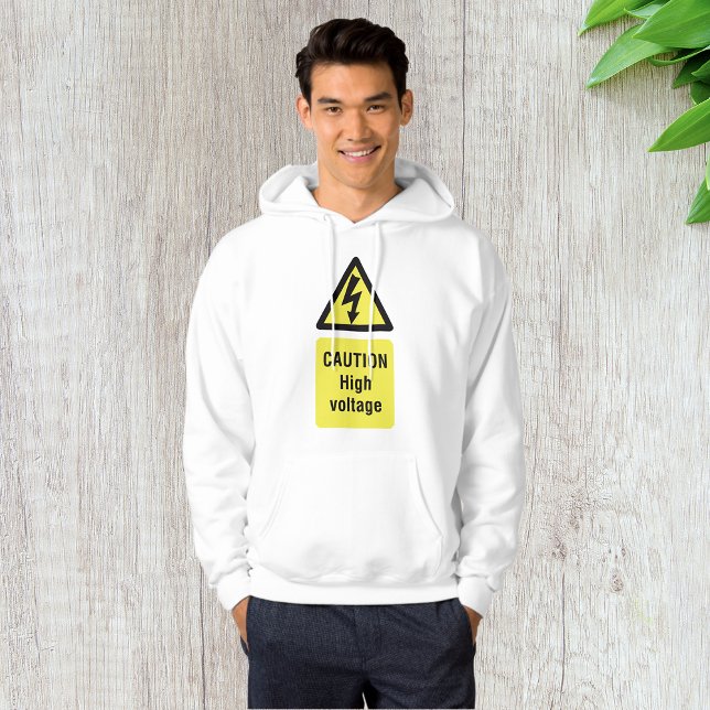 Veste À Capuche Panneau d'avertissement haute tension (Créateur téléchargé)