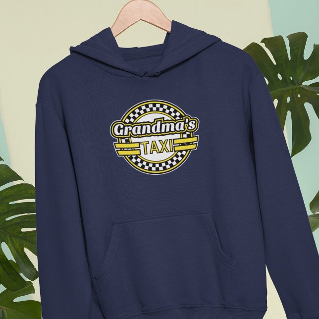 Veste À Capuche Panneau de taxi de grand-mère (Créateur téléchargé)