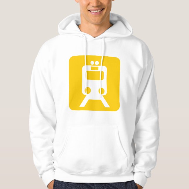 Veste À Capuche Panneau de train - (Devant)