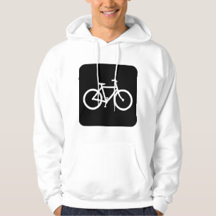 Veste À Capuche Panneau de vélo - Noir