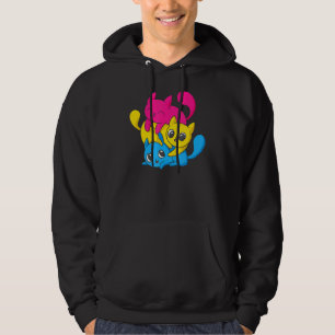 Veste À Capuche Pansexual Pride Cats Lgbt Pan Drapeau Pansexualité