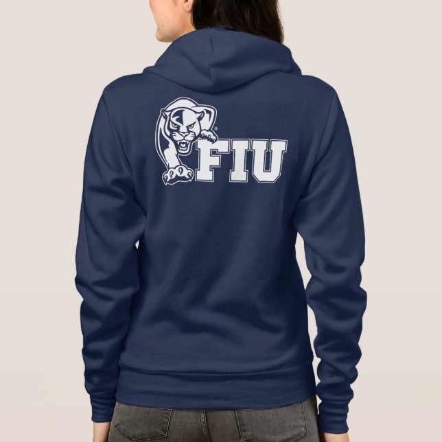 Veste À Capuche Panthers de la FIU - Logo blanc (Dos)