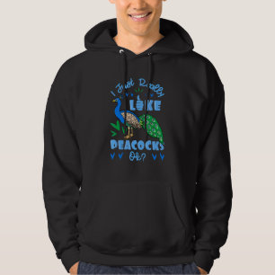 Veste À Capuche Paon Peacock Plumes d'oiseaux Jardin d'animaux ble