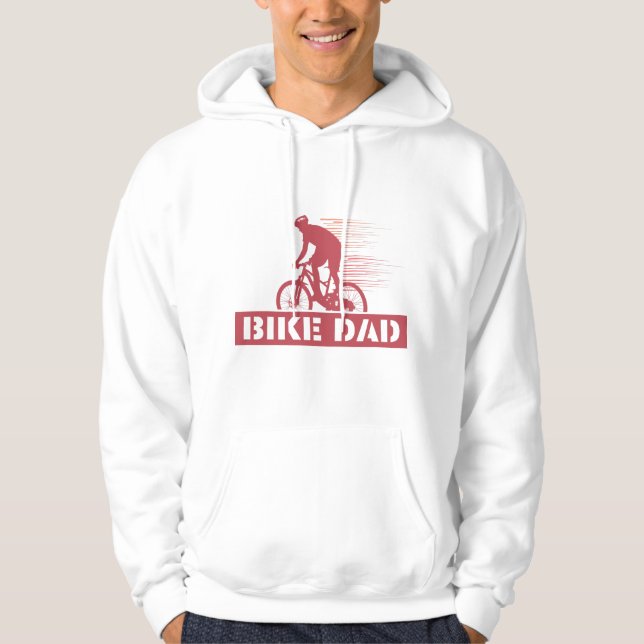 Veste À Capuche Papa à vélo (Devant)