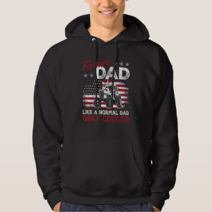 Veste À Capuche Papa agriculteur comme un papa normal mais en plus
