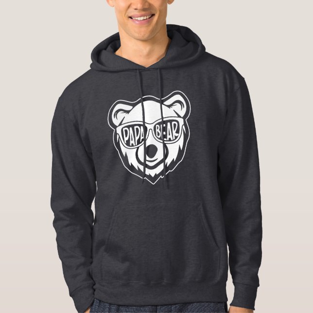 Veste À Capuche 🐻 Papa Bear 🐻 (Devant)