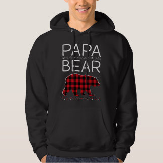 Veste À Capuche Papa Bear Pyjama de Noël Correspondance Famille Pl