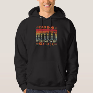 Veste À Capuche Papa Bod Travaille Sur Six Pack Avec Des Pères De 