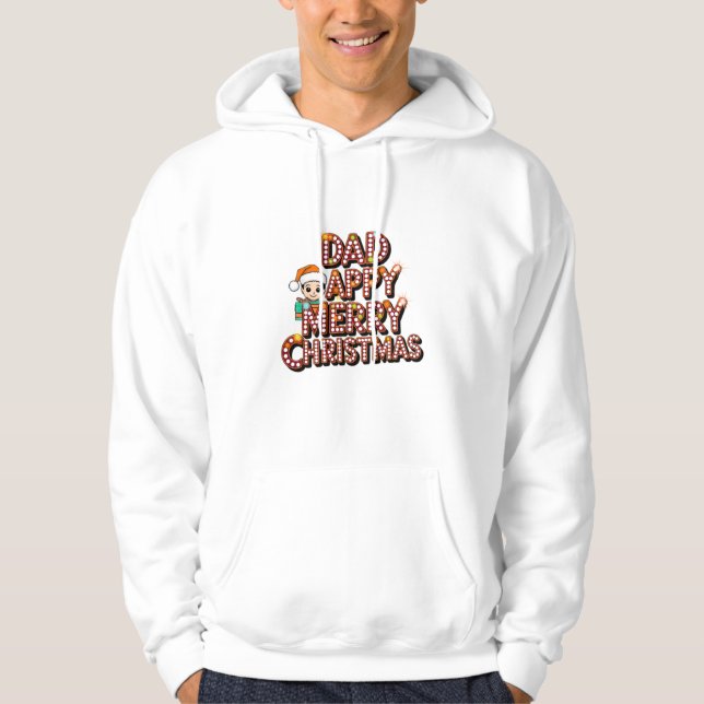 Veste À Capuche  Papa BonneAnnée  (Devant)
