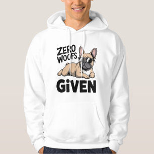 Veste À Capuche Papa Bouledogue Français Drôle Sarcastique Antisoc