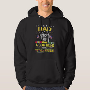 Veste À Capuche Papa Boyfriend Vietnam Vétérinaire Militaires Vint