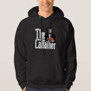 Veste À Capuche Papa Chat Le Catpère Crazy Mafia Chat Père Kitty