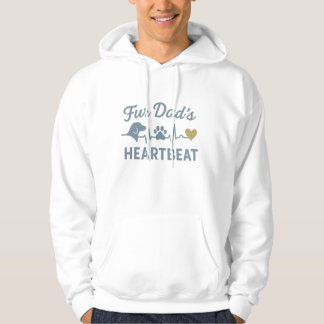 Veste À Capuche Papa chien, le pouls de papa fourrure