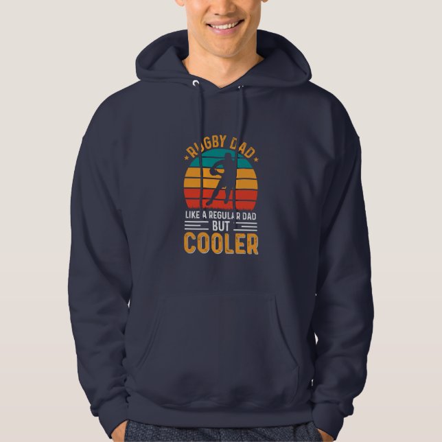 Veste À Capuche Papa de rugby (Devant)