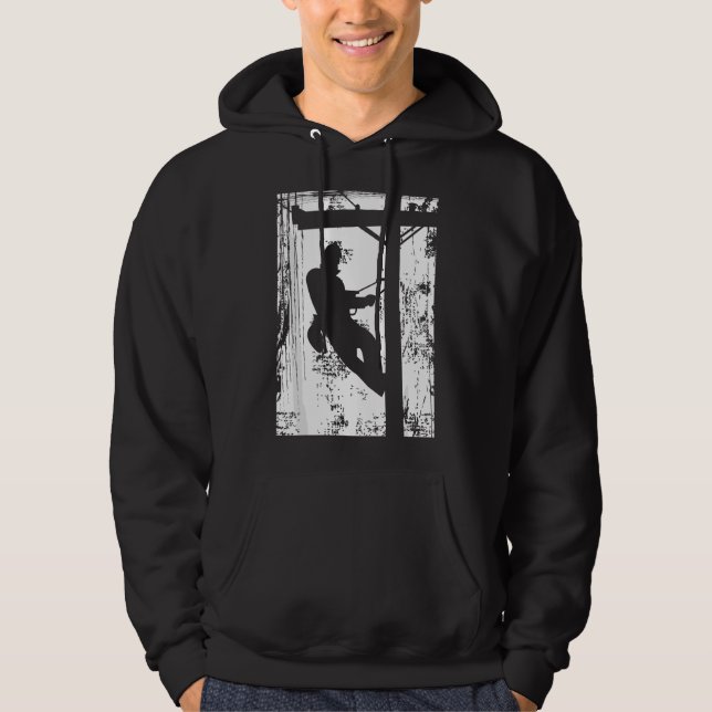 Veste À Capuche Papa électricien (Devant)