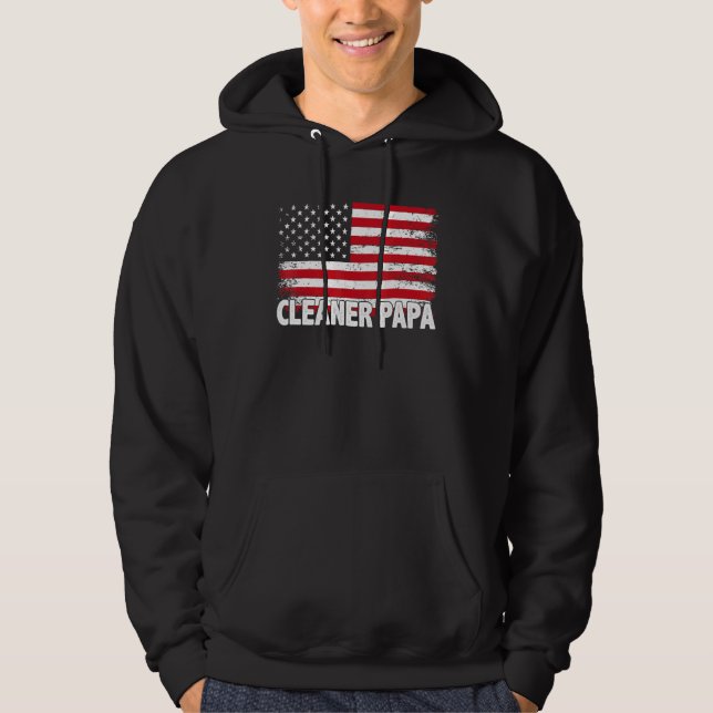 Veste À Capuche Papa nettoyant (Devant)