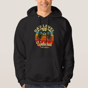 Veste À Capuche Papa Niveau Déverrouillé 2022 Gamer Grossesse Anno