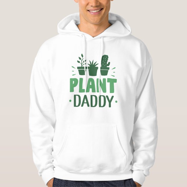 Veste À Capuche Papa plante (Devant)