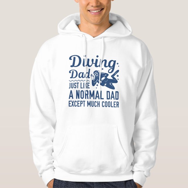 Veste À Capuche Papa plongeur (Devant)