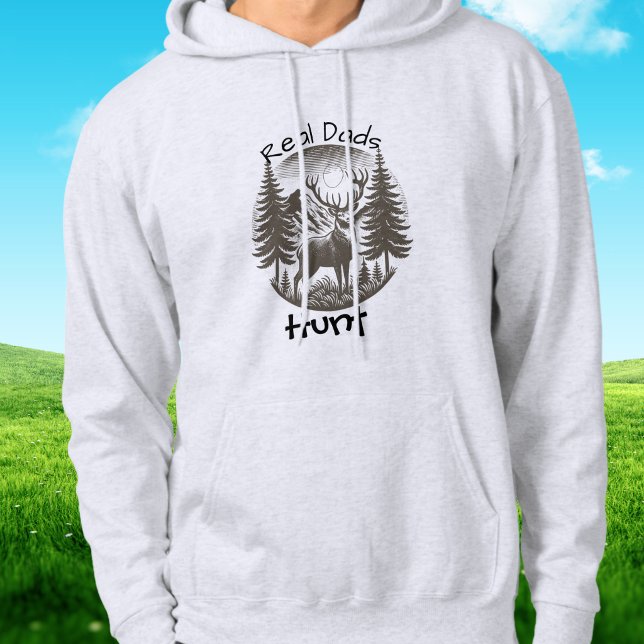 Veste À Capuche Papas Réels Chassent Moderne  (Customize, edit wording)