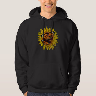 Veste À Capuche Papillon Artiste fleuriste Fleur Jaune Sunshine Su