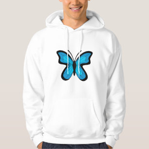 Veste À Capuche Papillon bleu