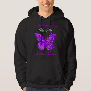 Veste À Capuche Papillon Femme Je Porte Violet Pour Ma Soeur Sarco