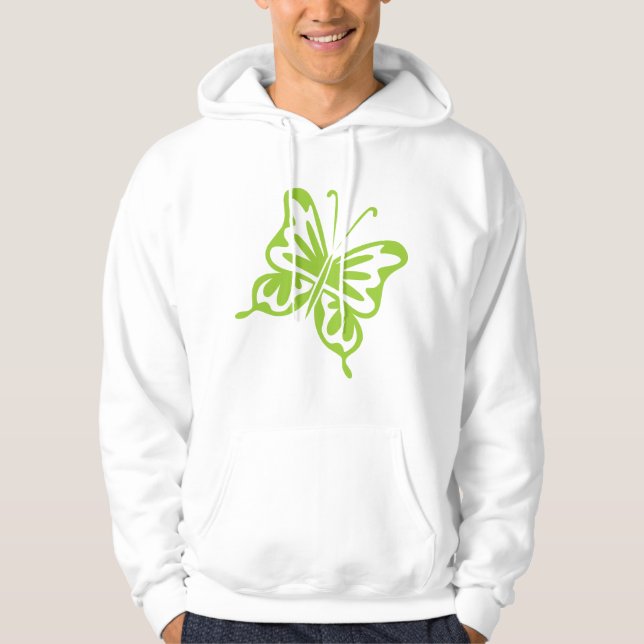 Veste À Capuche Papillon rétro - Martian vert (Devant)