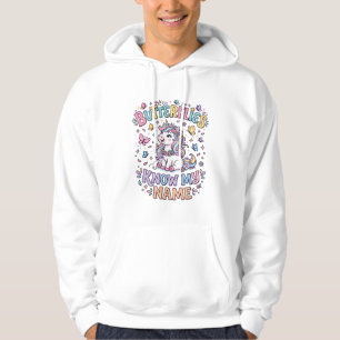 Veste À Capuche Papillons Licornes Connaissent Mon Nom Charmant Ar