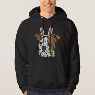 Veste À Capuche Pâques Anglais Bulldog Bunny Propriétaire Amoureux