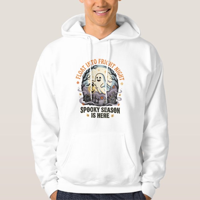 Veste À Capuche Parade de la Lune des Fantômes d'Halloween (Devant)