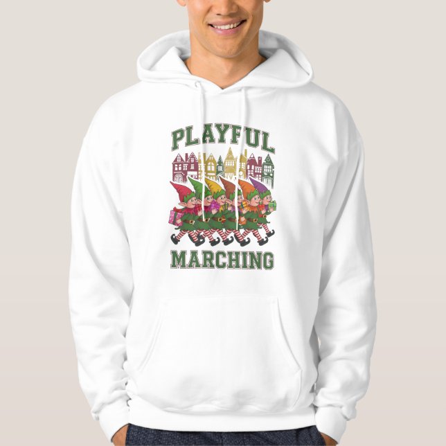 Veste À Capuche Parade des elfes de Noël (Devant)