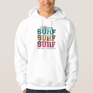Veste À Capuche Paradis du Surf Côte Ouest Californie Los Angeles