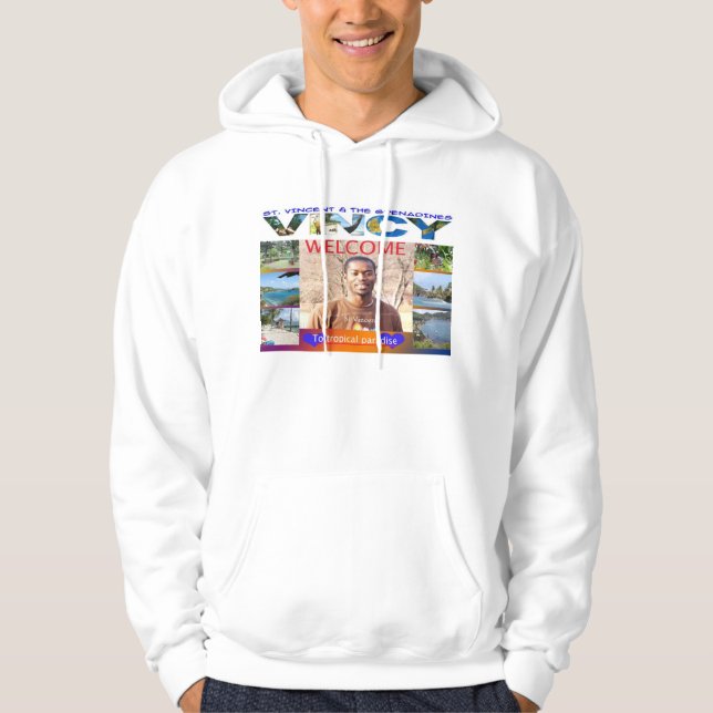 Veste À Capuche paradis tropical (Devant)