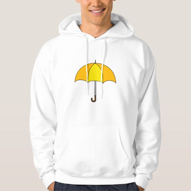 Veste À Capuche Parapluie Jaune (Devant)