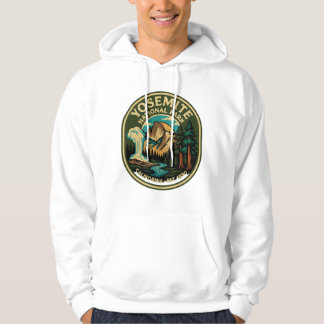 Veste À Capuche PARC NATIONAL DE YOSEMITE - Emblème Vintage des Ra
